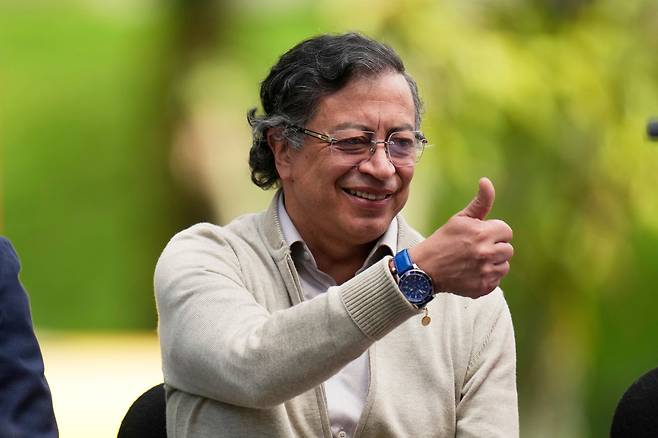 콜롬비아 구스타보 페트로 대통령. /AP 연합뉴스