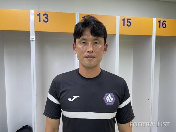 최상현 충북청주FC 감독 대행. 김희준 기자