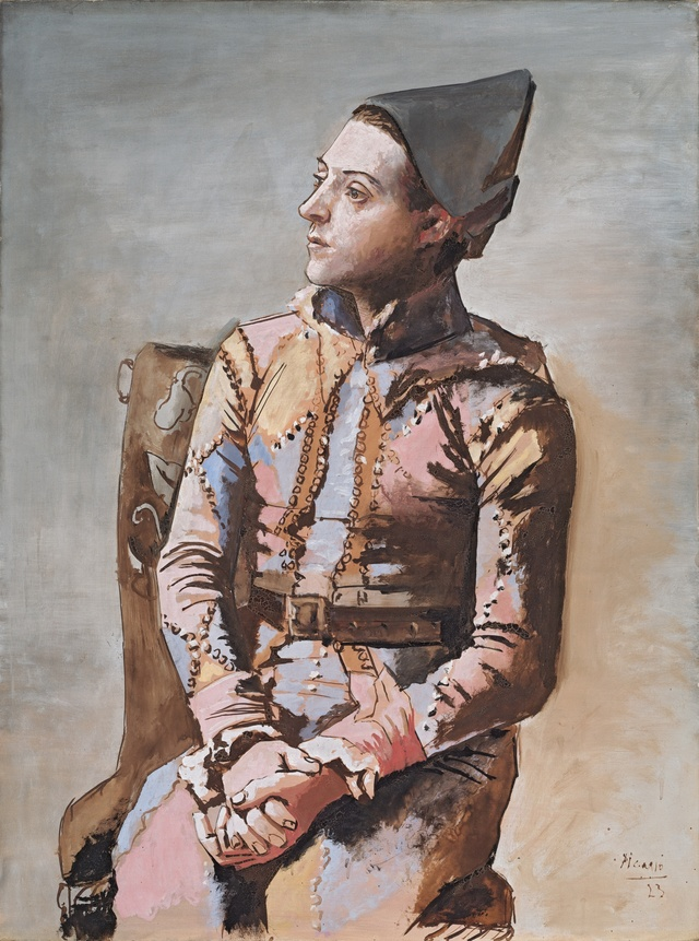 Pablo Picasso [Seated Harlequin], 1923 ©Kunstmuseum Basel