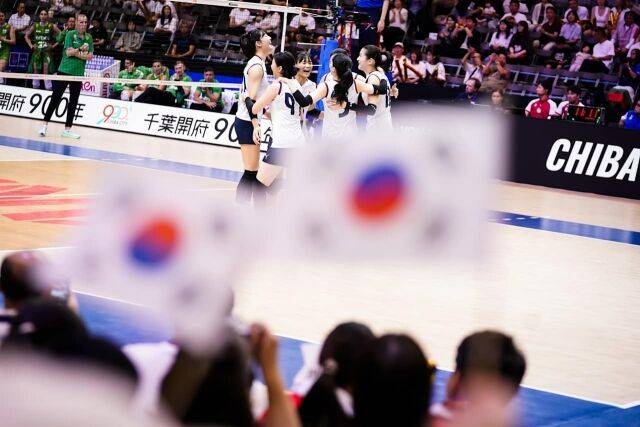 한국 여자배구대표팀./FIVB