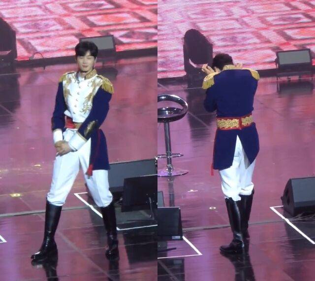 그룹 아스트로 멤버 겸 배우 차은우가 '소다팝' 챌린지를 췄다. / 온라인 커뮤티니