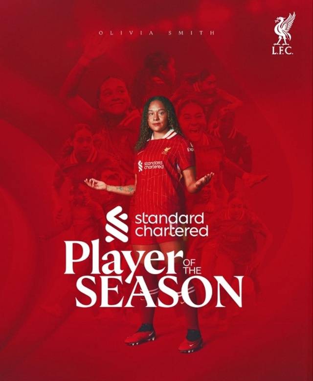올리비아 스미스. /사진=리버풀 위민  SNS