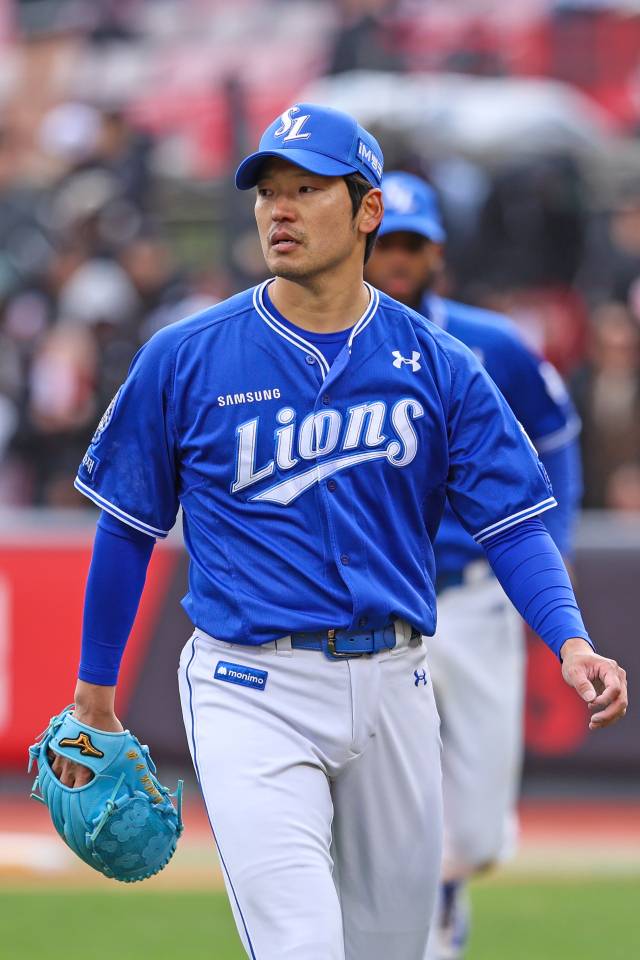 삼성 라이온즈의 베테랑 불펜 백정현. 삼성 제공