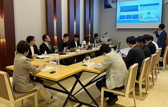 포항 라한 호텔에서 개최된 울릉도 지원특별법에 의한 발전연구용역 최종보고회 장면. /울릉군 제공