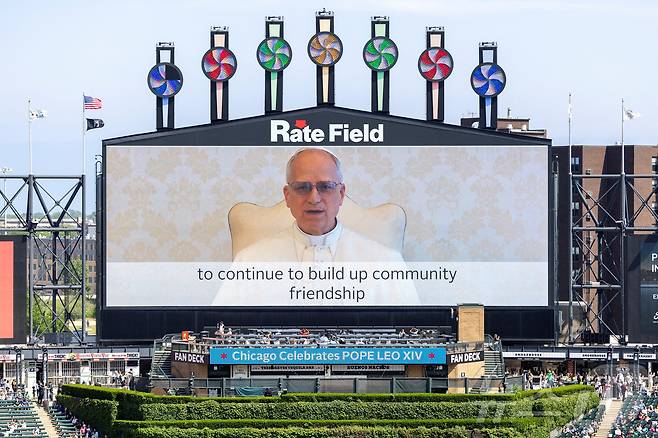 교황 레오 14세는 열렬한 시카고 화이트삭스 팬이었다. ⓒ 로이터=뉴스1