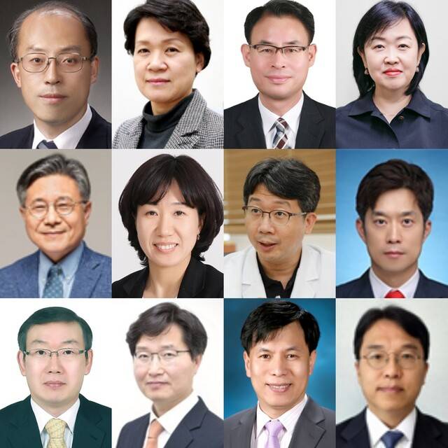 13일 대통령실이 정부 차관급 인선을 단행했다. 사진 윗줄 왼쪽부터 조원철 신임 법제처장, 최은옥 교육부 차관, 강희업 국토교통부 2차관, 홍소영 병무청장, 허민 국가유산청장, 강윤진 국가보훈부 차관, 임승관 잘병관리청장, 노용석 중소벤처기업부 차관, 이명구 관세청장, 구혁채 과학기술정보통신부 1차관, 박인규 과학기술혁신본부장, 강주엽 행복중심복합도시건설청장.