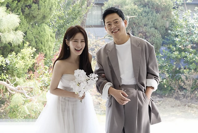 김준호 김지민 부부. 김지민 인스타그램 캡처