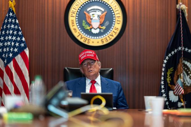 도널드 트럼프 미국 대통령. 연합뉴스