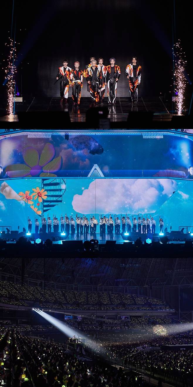 NCT 드림은 정규 5집 '고 백 투 더 퓨처' 더블 타이틀곡 'BTTF'와 '칠러' 무대를 최초 공개했다. SM엔터테인먼트 제공