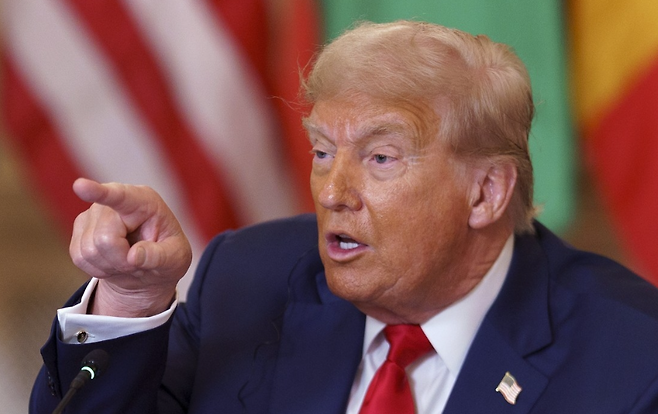 도널드 트럼프 미국 대통령. 연합뉴스