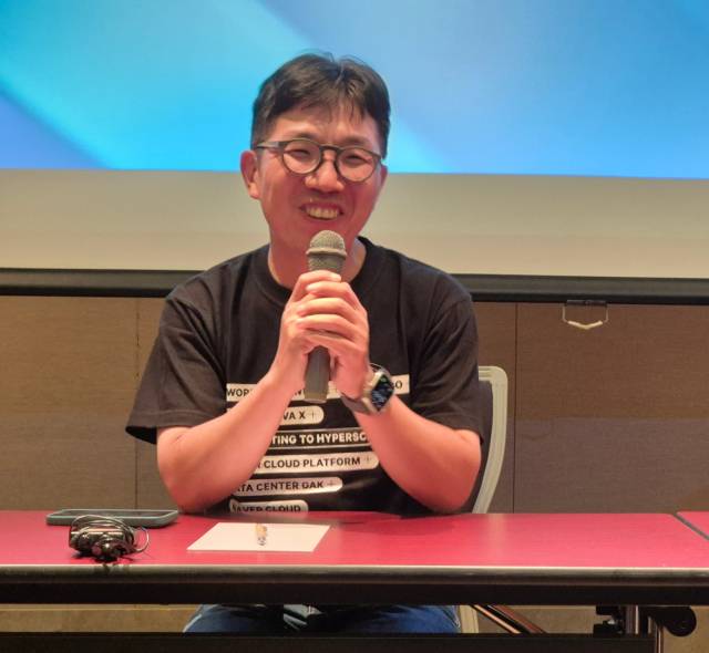 김유원 네이버클라우드 대표. 오사카=김성태 기자