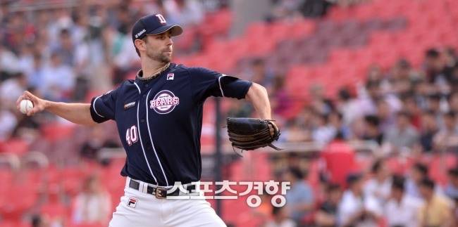 2016시즌의 두산 니퍼트. 스포츠경향 DB