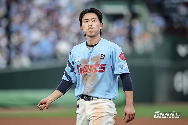 ▲ 전민재 ⓒ롯데 자이언츠