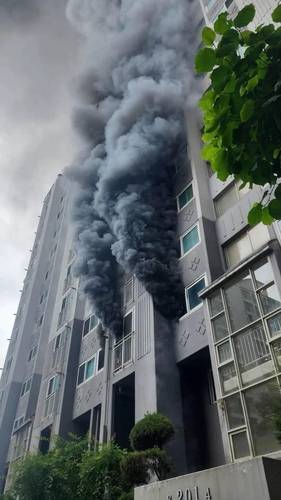 북구 아파트 화재 [독자 제공. 재판매 및 DB 금지
