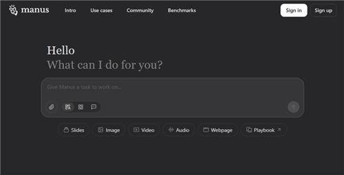 AI 모델 마누스 [마누스 홈페이지 캡처. 재판매 및 DB 금지]