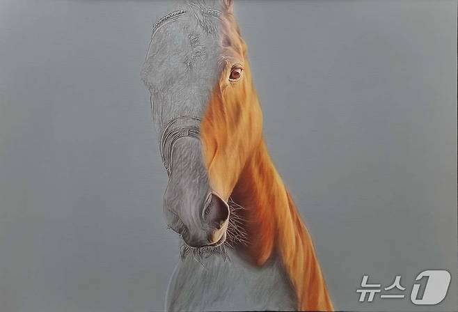 이시온 작가의 SHINE No2.(이응노미술관 제공. 재판매 및 DB금지)/뉴스1