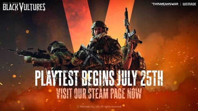 위메이드가 신작 ‘블랙 벌처스: 프레이 오브 그리드’의 플레이 테스트를 진행한다. 위메이드 제공