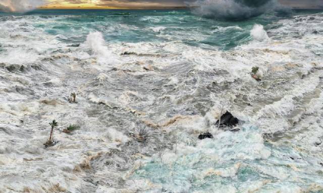 ▲ 동강사진상 수상자인 원성원 사진가의 ‘언론인의 바다’