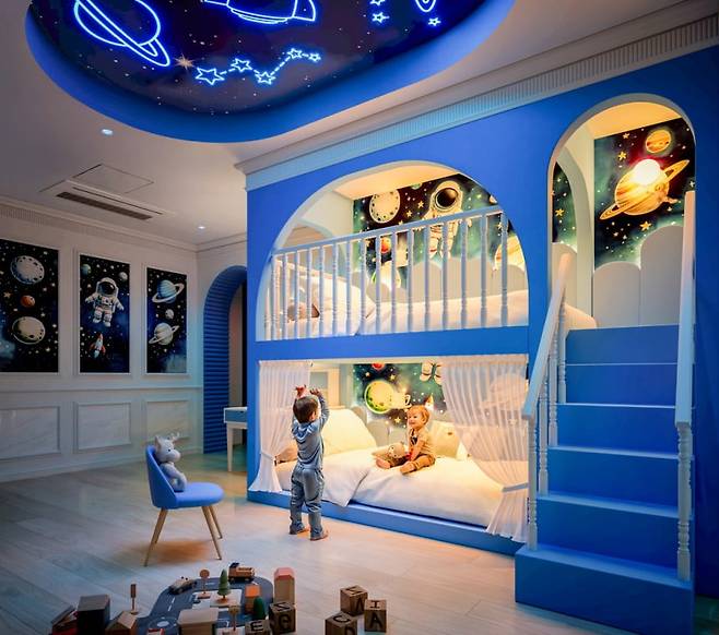 제주 서귀포에 문을 연 더 시에나 프리모의 스위트 키즈룸 사진