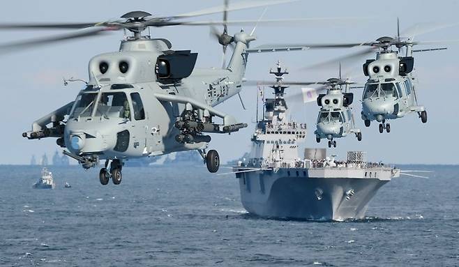 해병대 국산 상륙공격헬기. 사진 방위사업청 제공