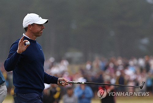 홀아웃하는 매킬로이. 사진[로이터=연합뉴스]