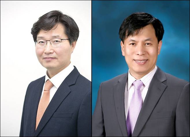(왼쪽부터)구혁채 과기정통부 제1차관, 박인규 과기혁신본부장