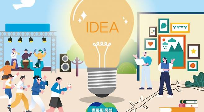 경기도가 전 국민을 대상으로 추진하는 'DMZ OPEN 아이디어공모전' 안내. /사진=경기도