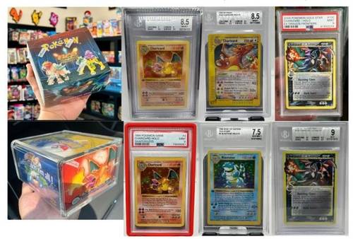 미국 매사추세츠 한 상점에서 도난당한 포켓몬 카드들 ['1st Edition Collectibles' 페이스북=연합뉴스 제공]