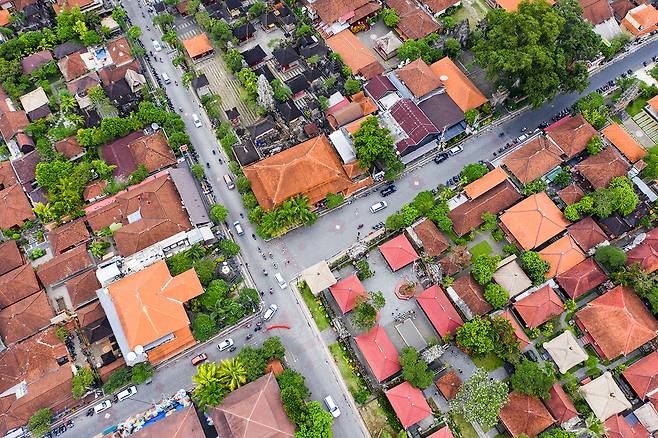 교통 체증이 심한 발리의 주요 관광지 짱구와 우붓. 사진제공|팜투어