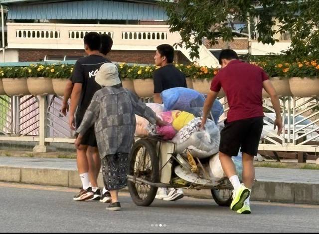 김천상무 선수들의 따뜻한 선행. /사진=김천상무 SNS