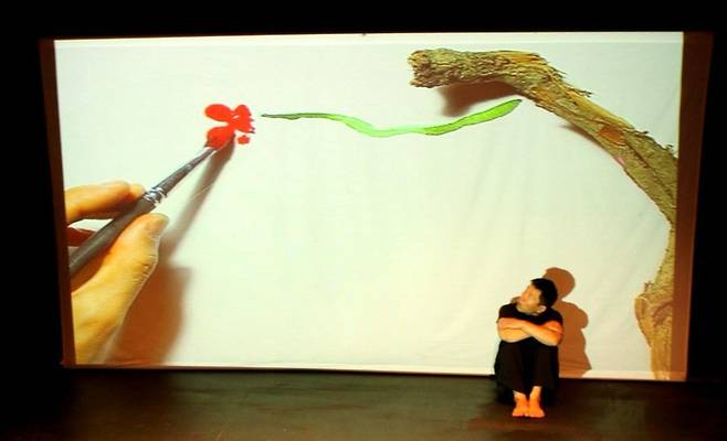 ▲ 어린이 체험 놀이극 '거인의 책상' 한 장면. /사진제공=체험예술공간 꽃밭