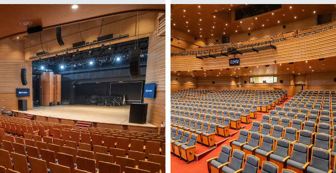 리모델링을 마치고 재개관한 서구문화회관 내부.