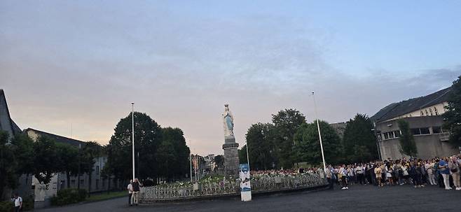 로사리오 대성당 순례자들