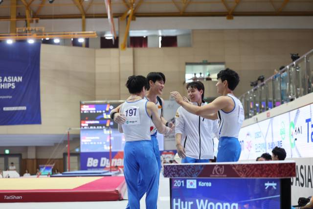 제천에서 개최한 기계체조아시아선수권대회.제천시 제공