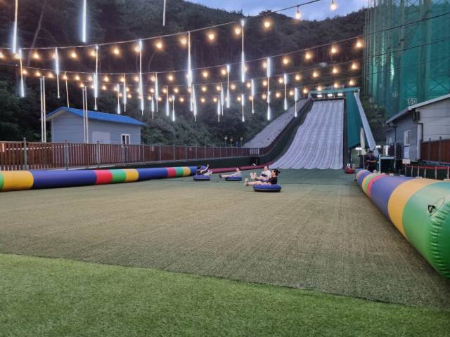 단양사계절썰매장이 오는 18일~8월 17일, 한 달간 야간 운영에 들어간다. 단양군 제공