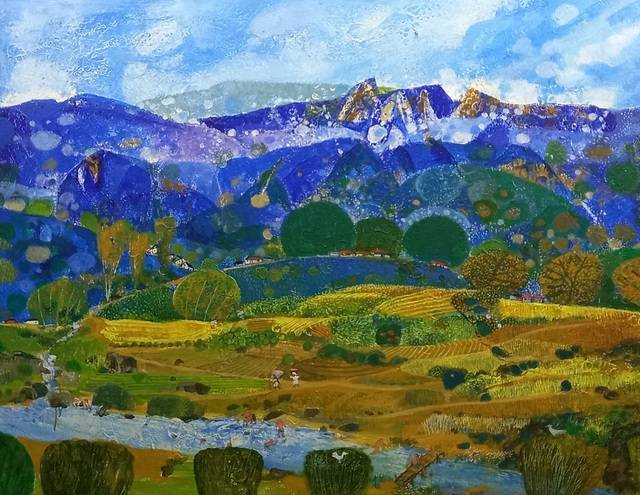 ▲ 박영복 作, 일상일기(아람치골의 사계 4), 2022