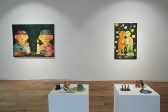 '무지개를 찾아서'展 콰야 작가 전시 공간.사진=백지영기자