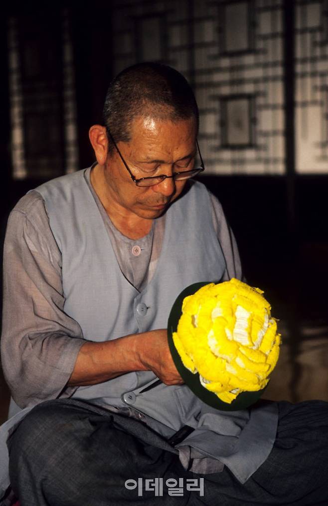 국가무형유산 ‘영산재’ 이병우 명예보유자. (사진=국가유산청)