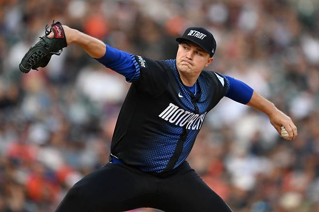 태릭 스쿠벌이 지난 12일(한국시각) 시애틀 매리너스를 상대로 던지고 있다. Imagn Images연합뉴스