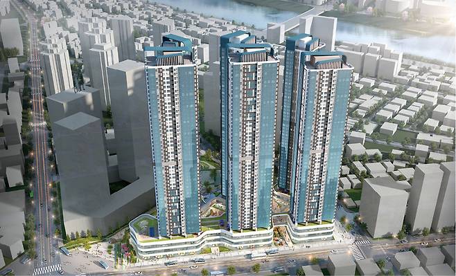 영등포1-12 재정비촉진구역 조감도. 영등포구 제공