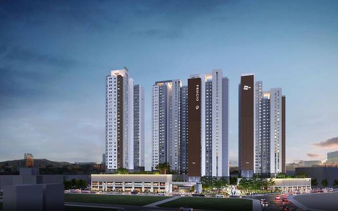 서울 영등포구 '리버센트 푸르지오 위브' 투시도. 대우건설 제공