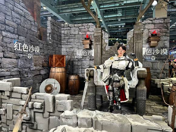 빌리빌리 월드에 꾸려진 펄어비스의 '붉은사막' 부스. [사진=펄어비스]