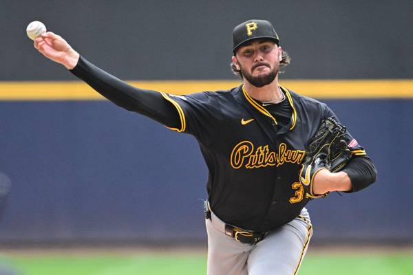 폴 스킨스는 내셔널리그 선발 투수로 나선다. 사진= Benny Sieu-Imagn Images= 연합뉴스 제공