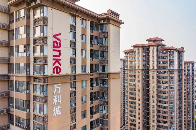 중국 정저우의 완커 아파트 단지/사진=블룸버그