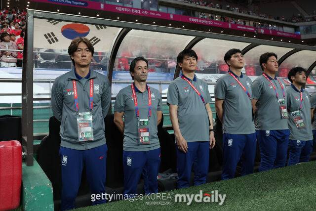 홍명보호 코칭 스태프. /게티이미지코리아