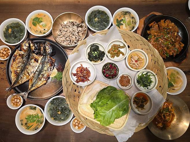 한식당 ‘제주선’의 낭푼밥상