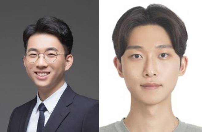 [울산=뉴시스] 구미현 기자 = UNIST 연구진. 이현욱 교수(좌)와  정순재 연구원(제1저자) photo@newsis.com *재판매 및 DB 금지