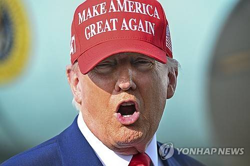 도널드 트럼프 미국 대통령 [AP=연합뉴스 자료사진 제공]