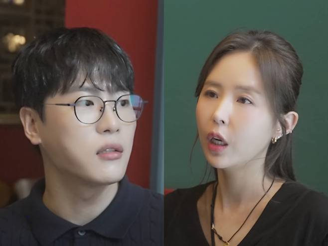 가수 문원과 코요태 신지. 유튜브 채널 '어떠신지?!?' 캡처.