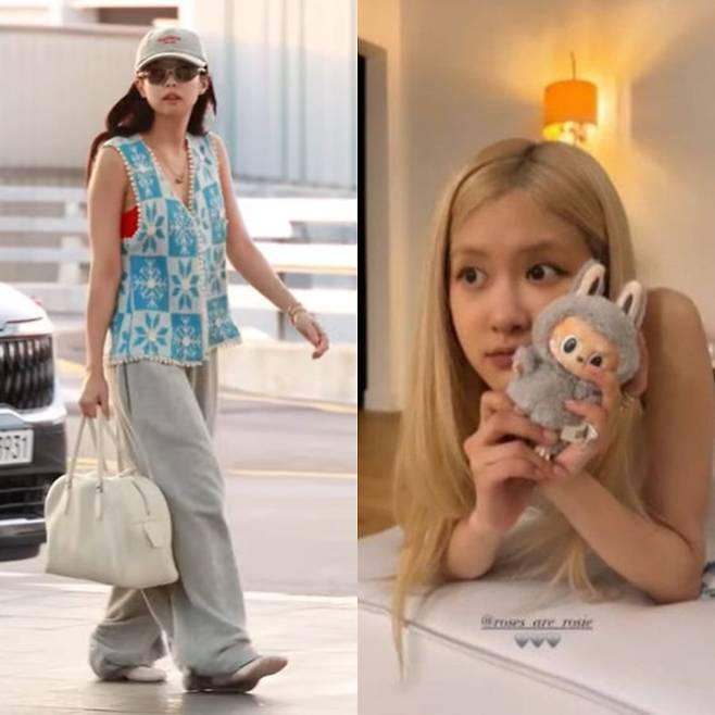 사진=텐아시아 유튜브 채널, 로제 SNS